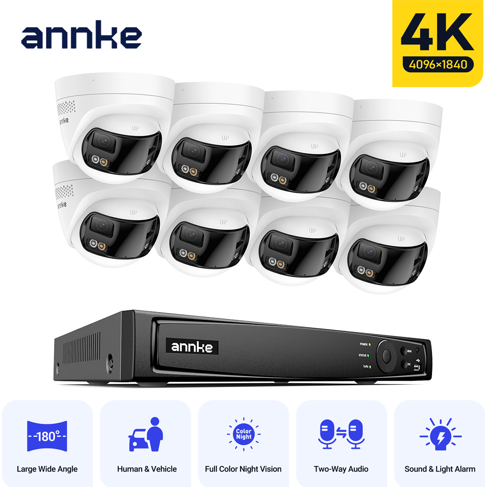 Home Security Camera System - ANNKE 4K Outdoor Video Security Camera