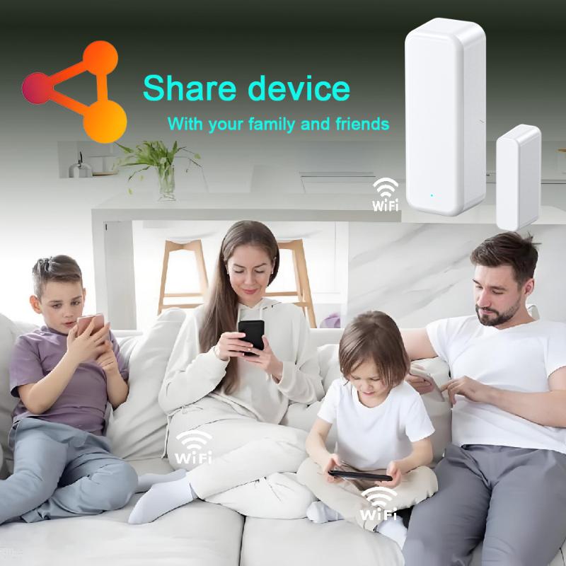 Home Security Officer - Smart Mini Door Window Sensor Open/Closed