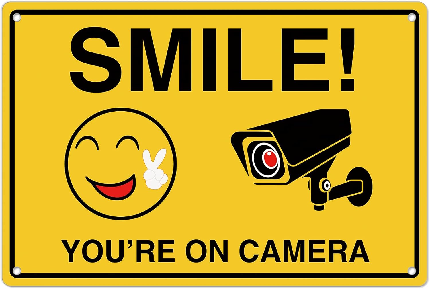 Home Security With Monitoring - Smile Youre On Camera Signs ;