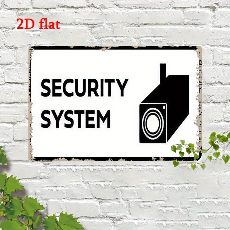 Home Security Officer - Metal Security System Sign - Durable