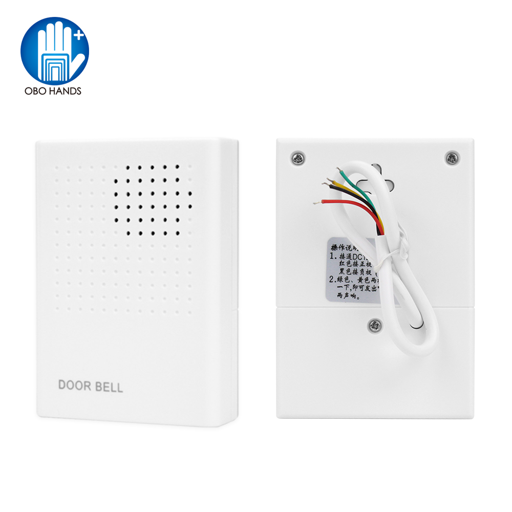 4 Wires Wired White Doorbell D - огляд і ціна Home Security Ring System