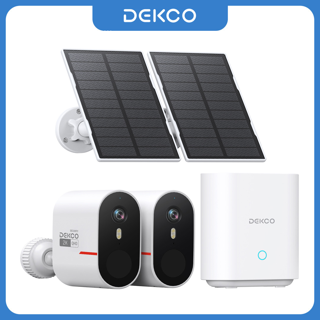 Dekco 3MP WiFi Solar Camera Sy - огляд і ціна Home Security Camera System
