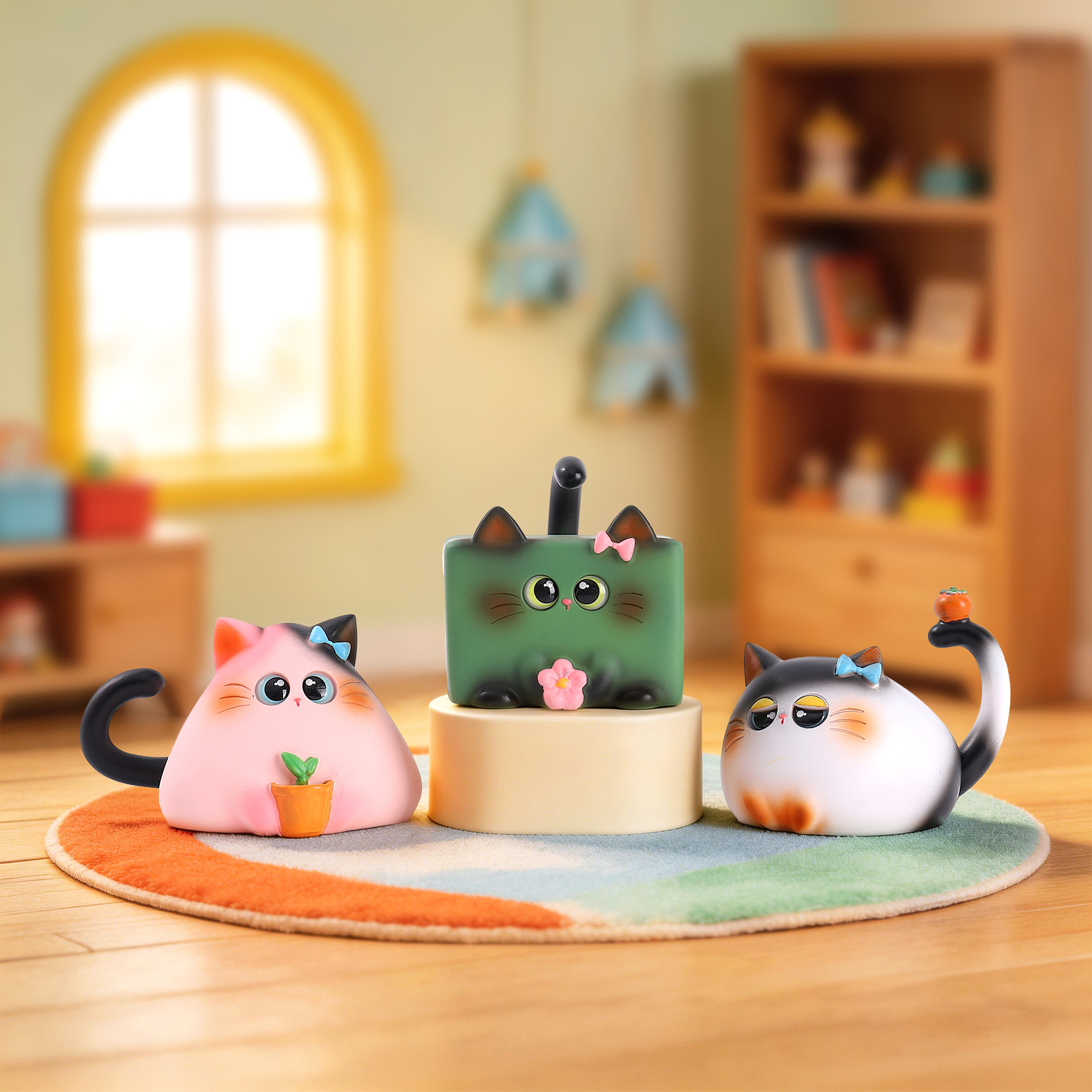 Blind Box Cat Figurine Resin C - огляд і ціна Home Security Officer