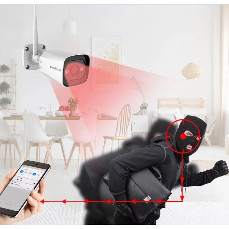 High Tech 3mp 2ch 4ch 8ch 4 Ch - огляд і ціна Home Security Camera System