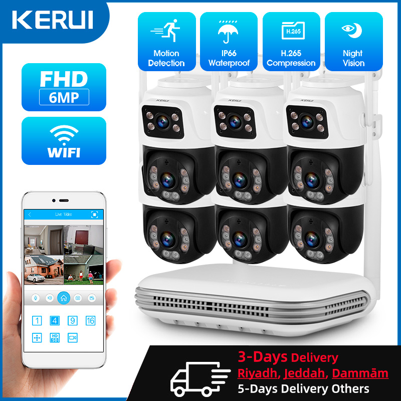 KERUI Waterproof 6MP HD Wirele - огляд і ціна Home Security Camera System
