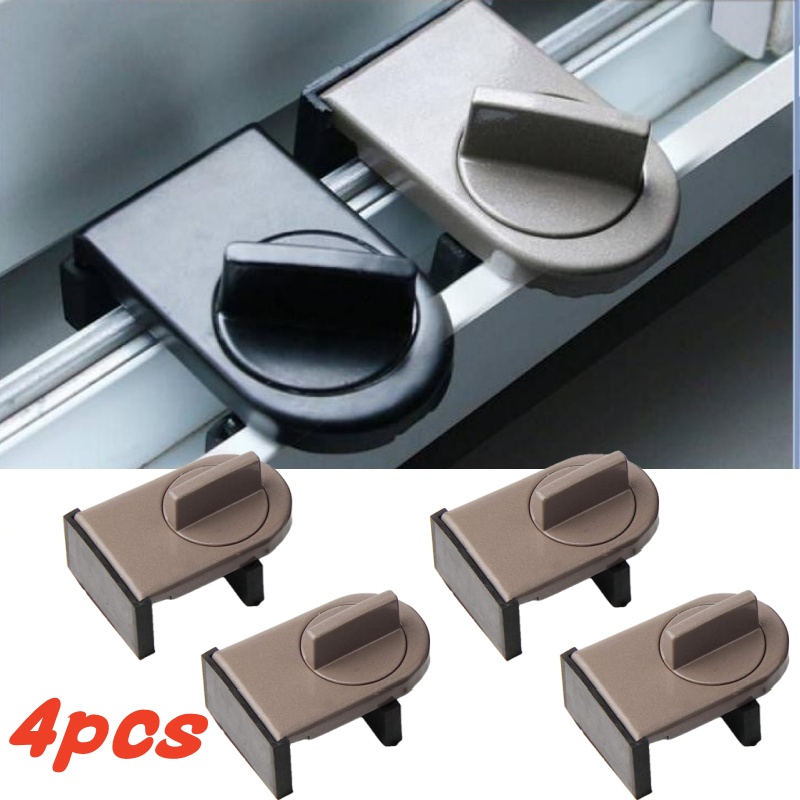4 Sets Sliding Sash Stopper Ca - огляд і ціна Home Security Door Reinforcement Lock