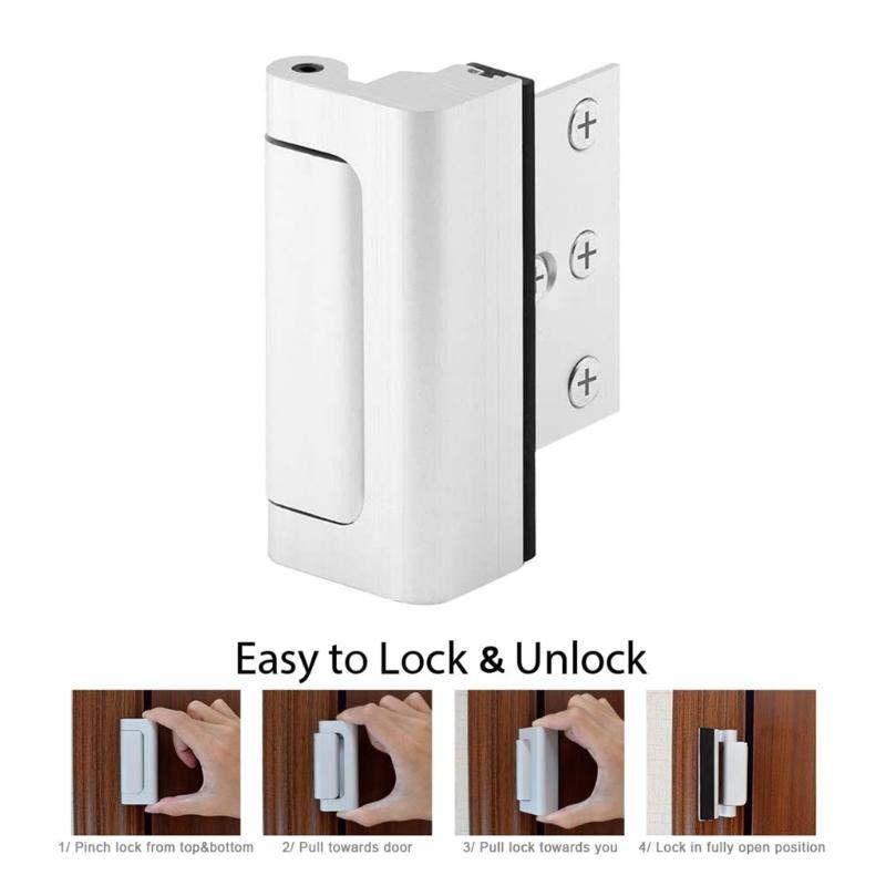 652F Home Security Door Reinfo - огляд і ціна Home Security Door Reinforcement Lock
