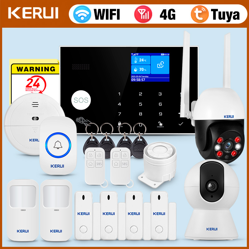 KERUI 4G Alarm with Doorbell R - огляд і ціна Home Security Ring System