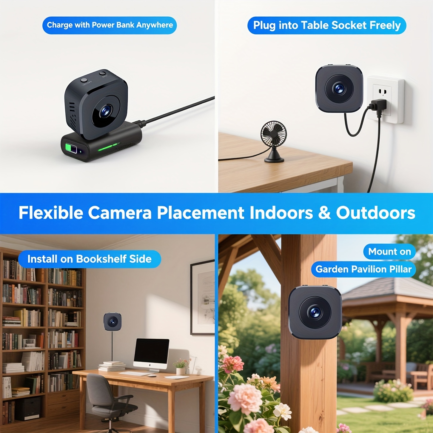 1080P HD Mini WiFi Camera Indo - огляд і ціна Home Security With Monitoring