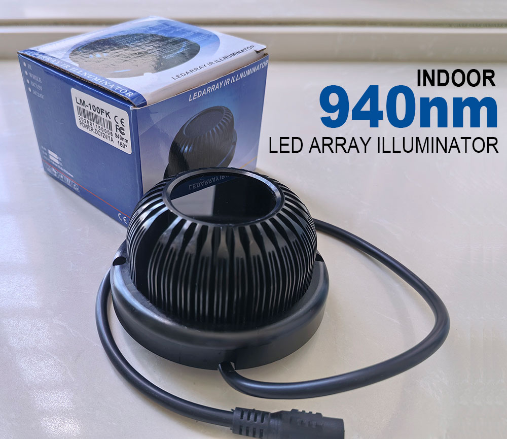 New Indoor Black Invisible IR  - огляд і ціна Home Security Lights