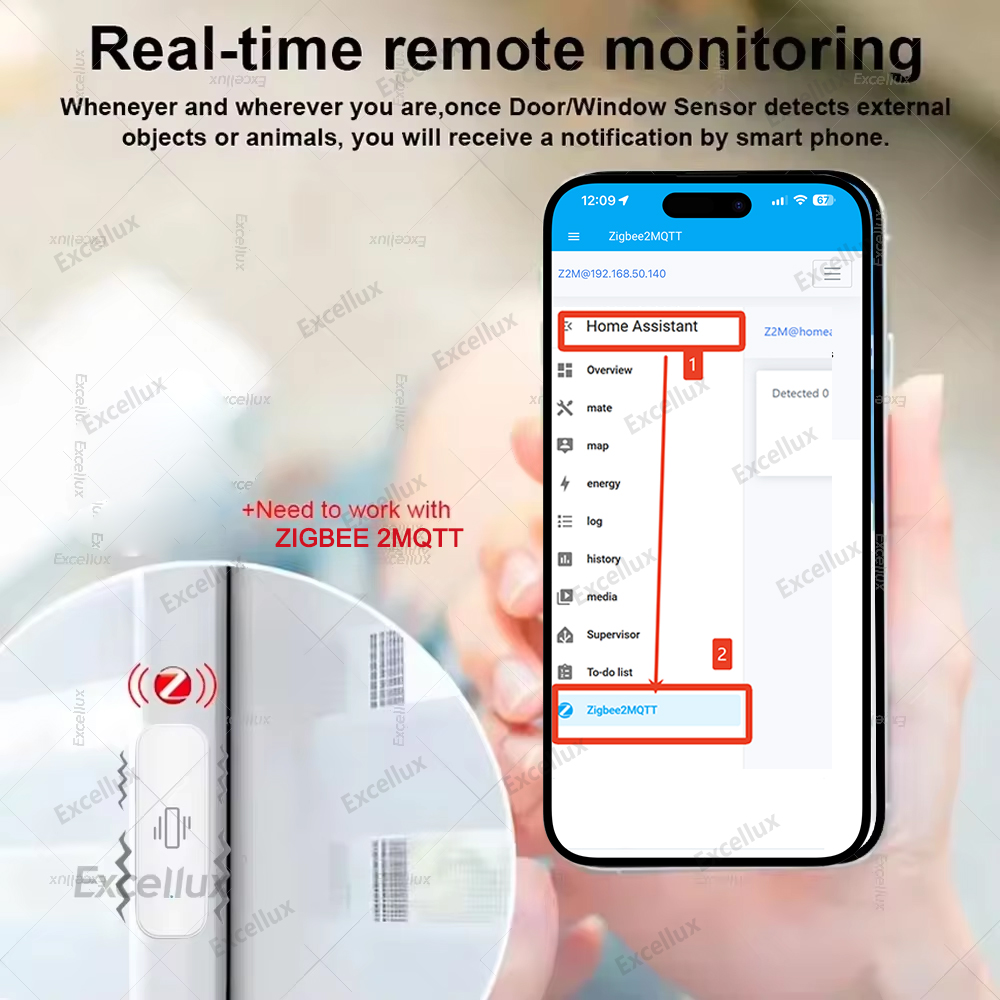 Zigbee Smart Vibration Sensor  - огляд і ціна Home Security With Monitoring