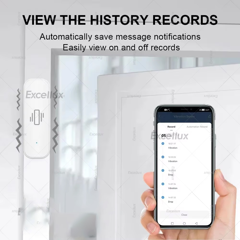 Zigbee Smart Vibration Sensor  - огляд і ціна Home Security With Monitoring