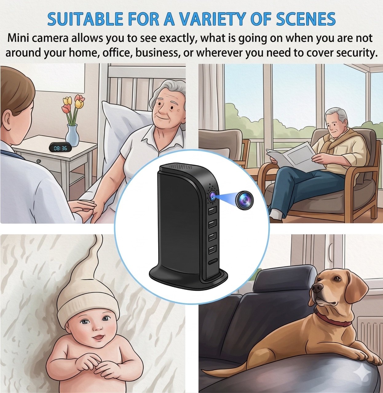 Compact Wi-Fi Security Camera  - огляд і ціна Home Security Officer
