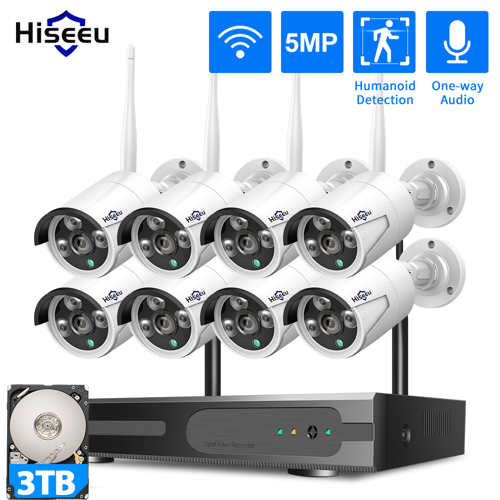 Hiseeu 3/5/8MP WiFi CCTV Camer - огляд і ціна Home Security With Monitoring