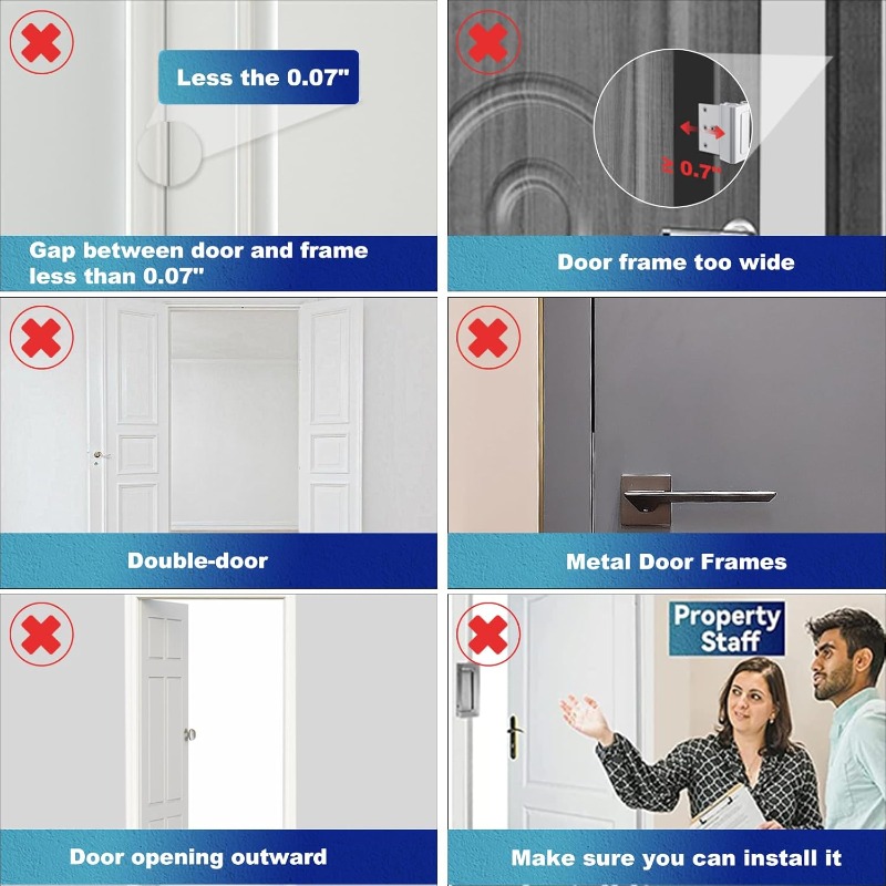 Door Reinforcement Lock Withst - огляд і ціна Home Security Door Reinforcement Lock