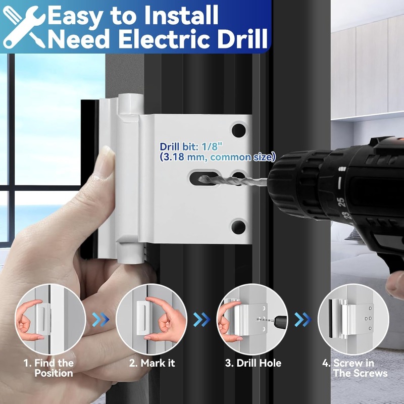 Door Reinforcement Lock Withst - огляд і ціна Home Security Door Reinforcement Lock