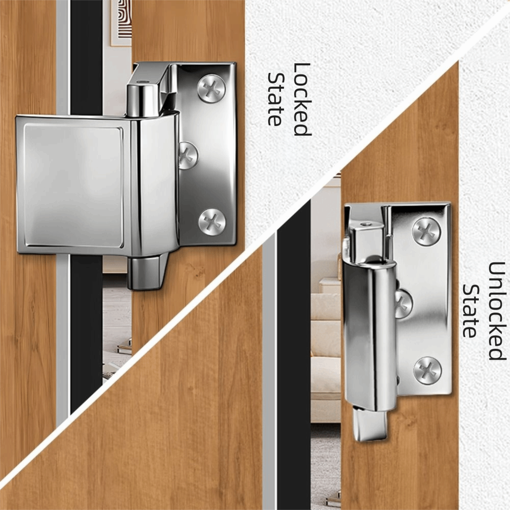 Aluminum Alloy Door Lock Secur - огляд і ціна Home Security Door Reinforcement Lock