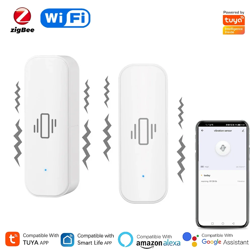 Tuya WiFi/Zigbee Smart Vibrati - огляд і ціна Home Security With Monitoring