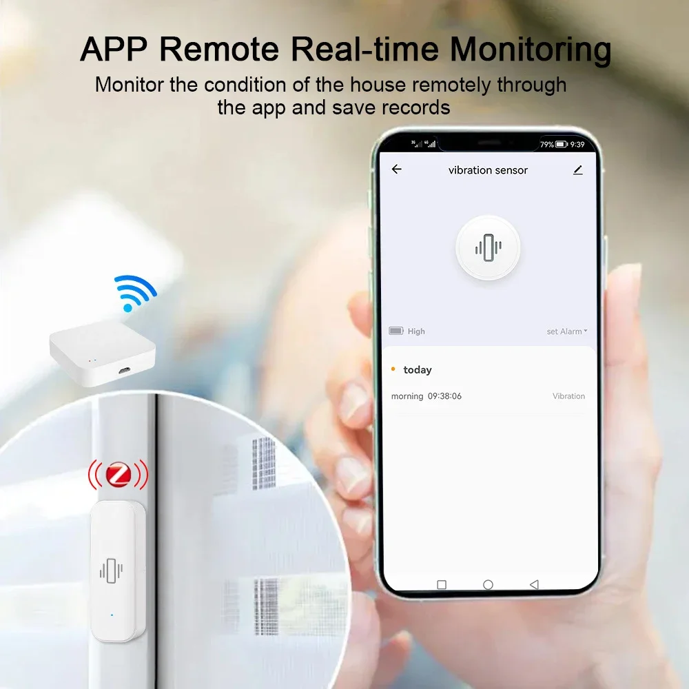 Tuya WiFi/Zigbee Smart Vibrati - огляд і ціна Home Security With Monitoring