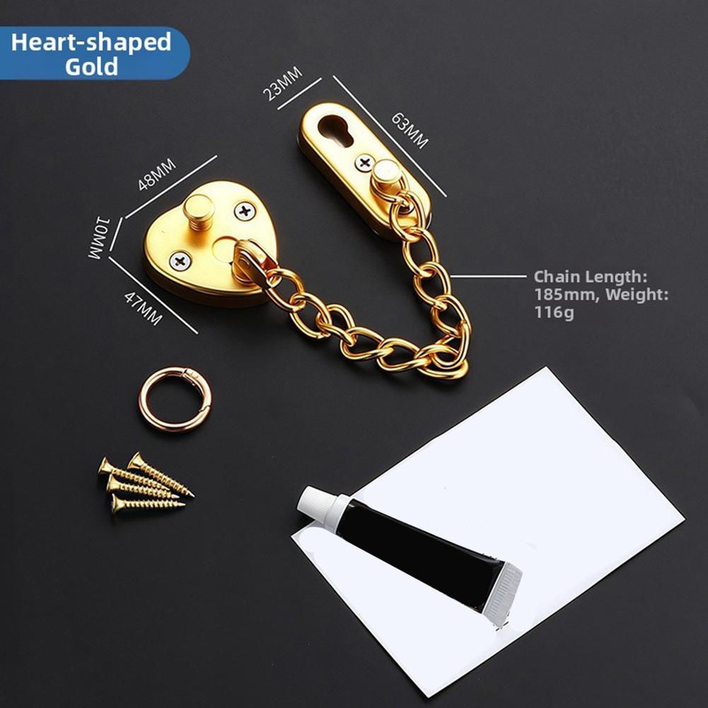 Stainless Steel Door Chain Loc - огляд і ціна Home Security Door Reinforcement Lock