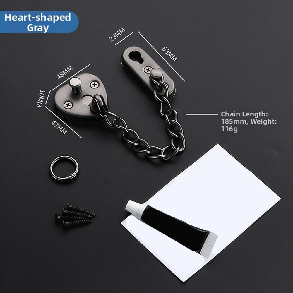Stainless Steel Door Chain Loc - огляд і ціна Home Security Door Reinforcement Lock