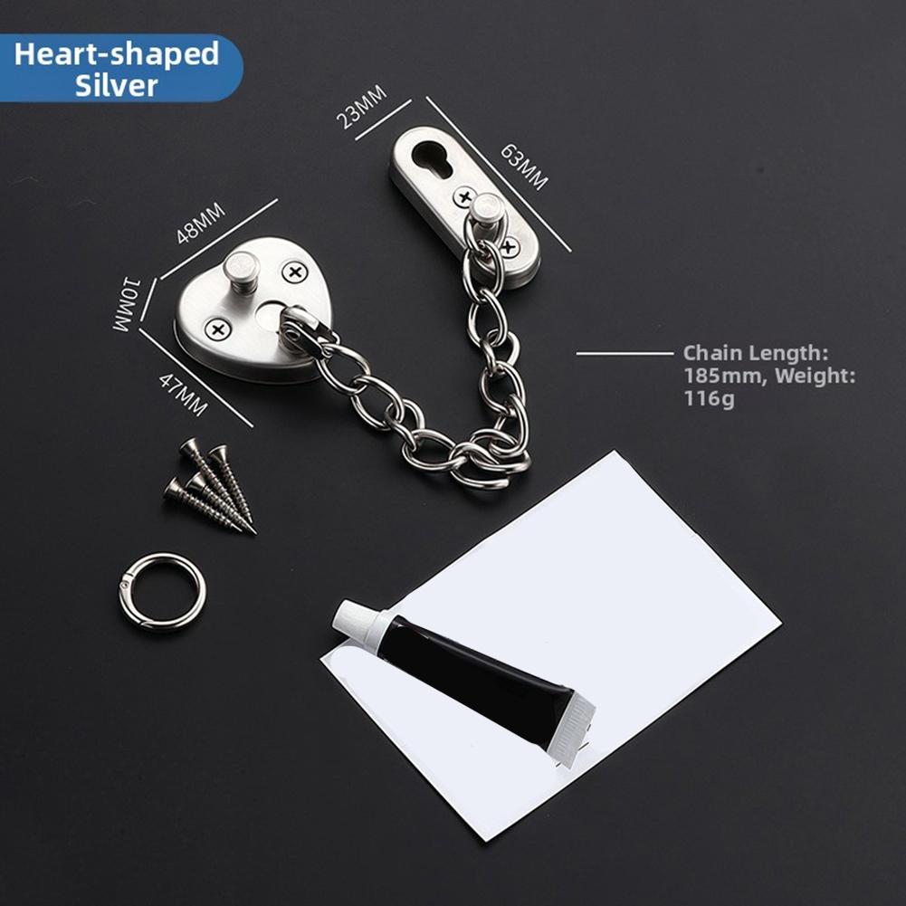 Stainless Steel Door Chain Loc - огляд і ціна Home Security Door Reinforcement Lock