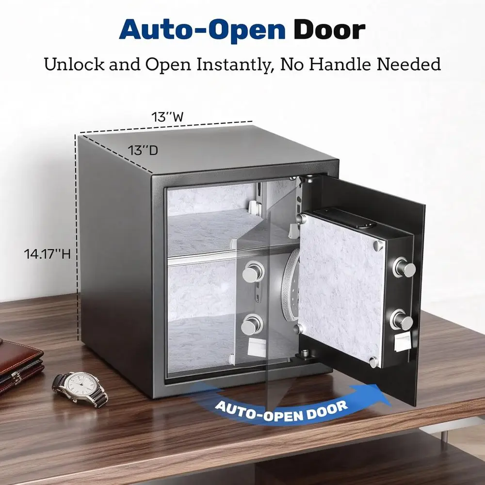 1.5 Auto-Open Biometric Safe w - огляд і ціна Home Security Officer