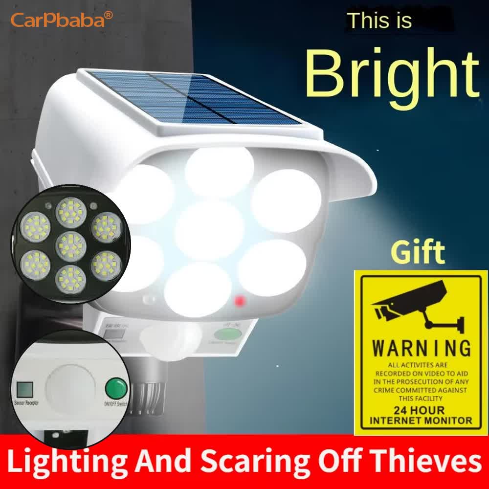 Outdoor Solar Light Motion Sen - огляд і ціна Home Security Lights